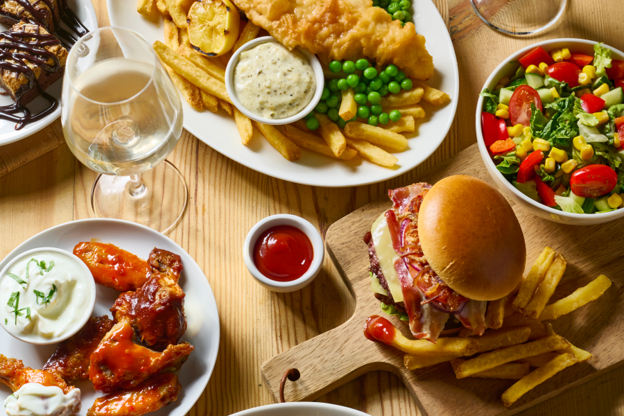 Whitbread Inns summer signup menu