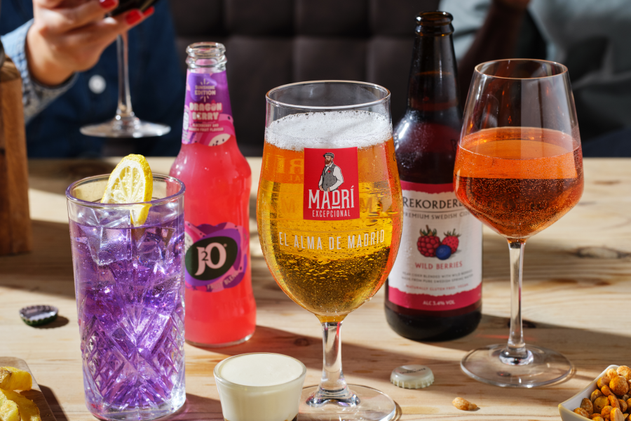 whitbread Inns new drinks menu 