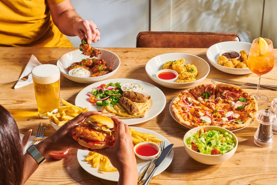 Whitbread Inns summer signup menu