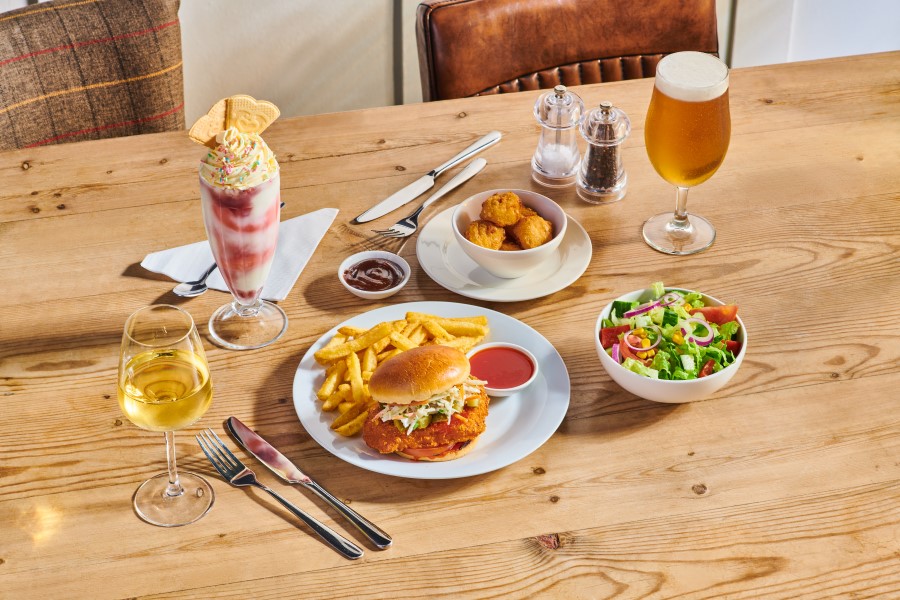 Whitbread Inns summer signup menu